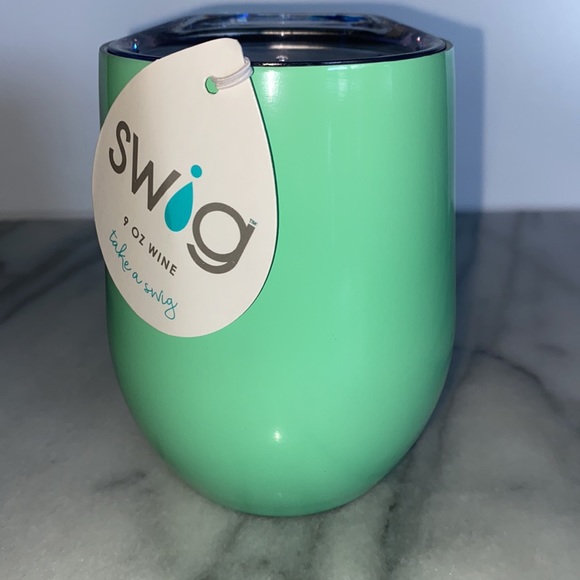 SWIG Insulated Wine Mug, "Liquid Therapy" - Picture 3 of 4